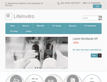 Tablet Screenshot of lifeinvitro.com